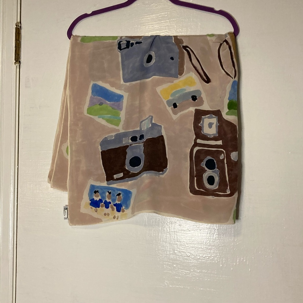 Barney’s Camera Silk Scarf